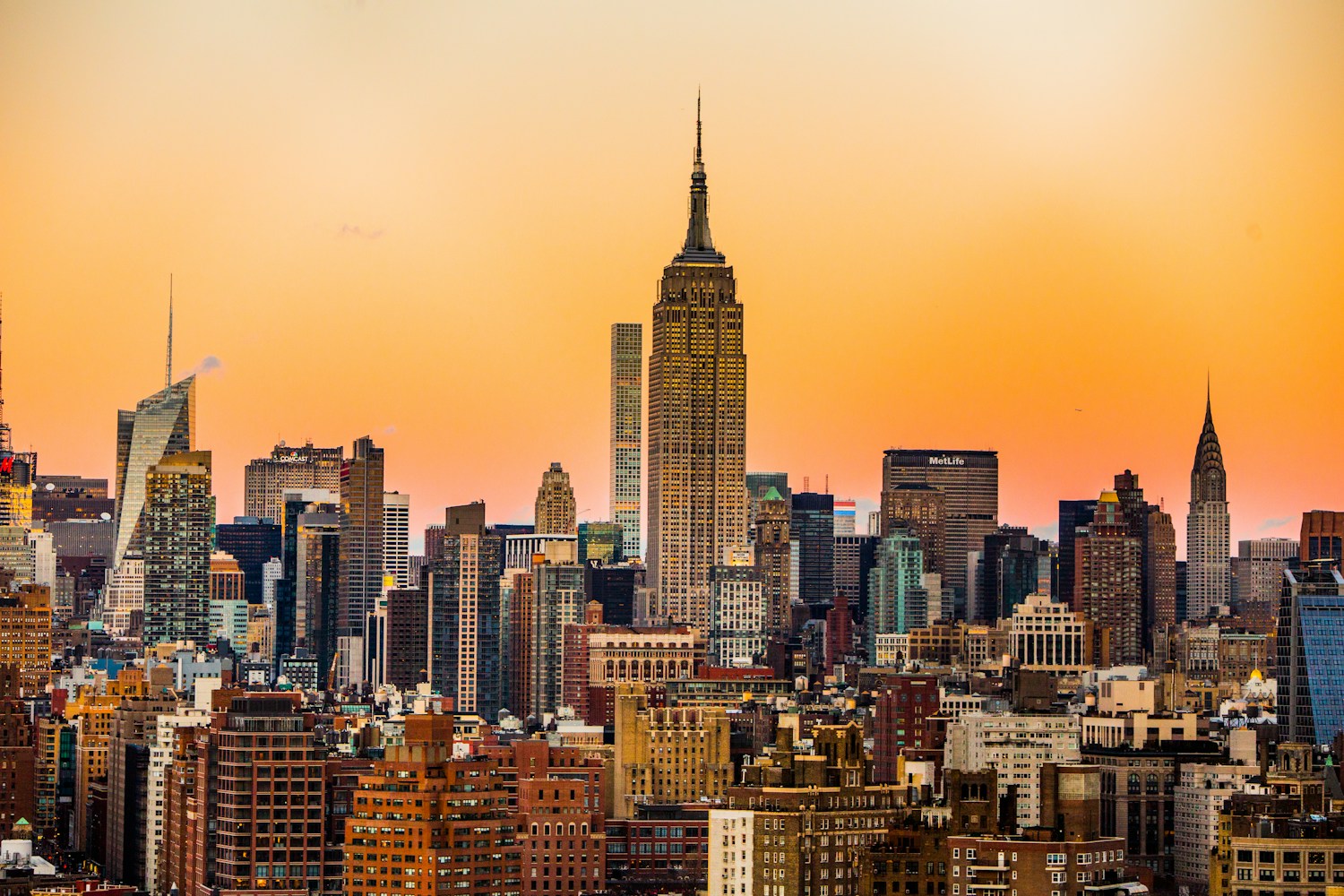 Edificios de Manhattan en Nueva York